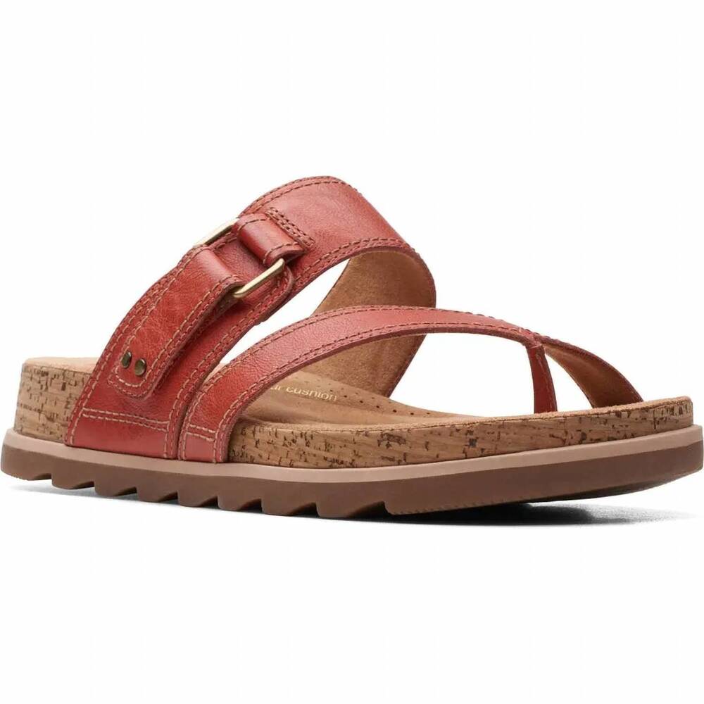 NEW CLARKS women's yacht beach sandal in grenadine leather